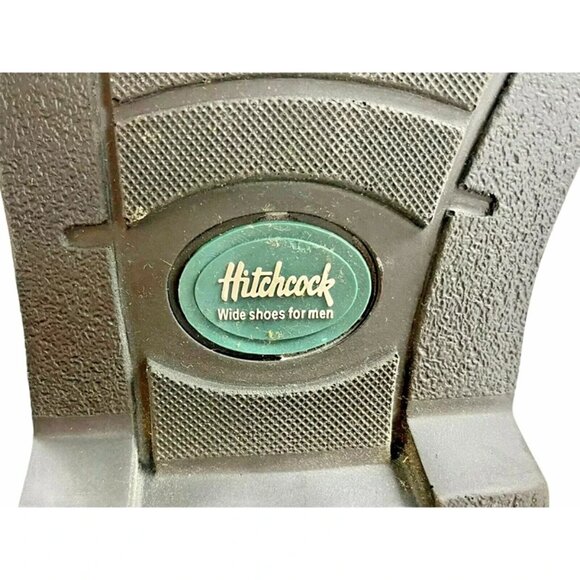 Hitchcock 719213 Mens Maroon Leather Hook And Loop Casual Shoes Size‎ 6 B - Picture 7 of 8